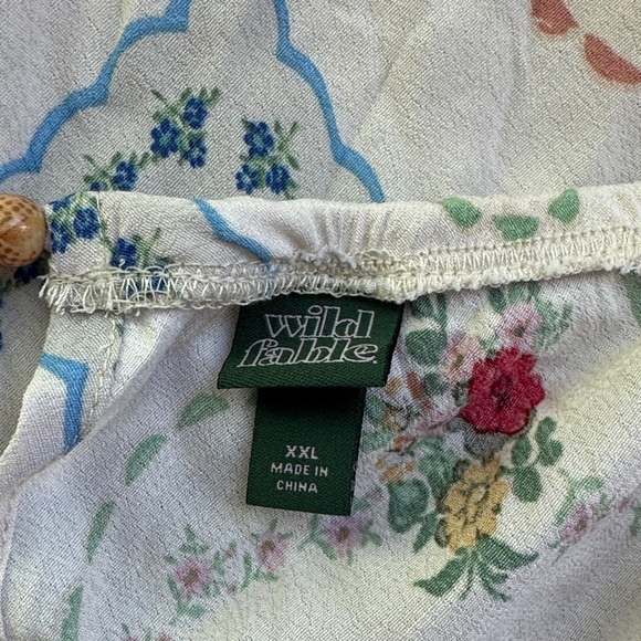 Wild Fable Multicolor Floral Top - Picture 2 of 2